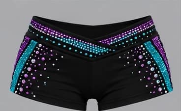 The Mesh Stripe shorts, front view